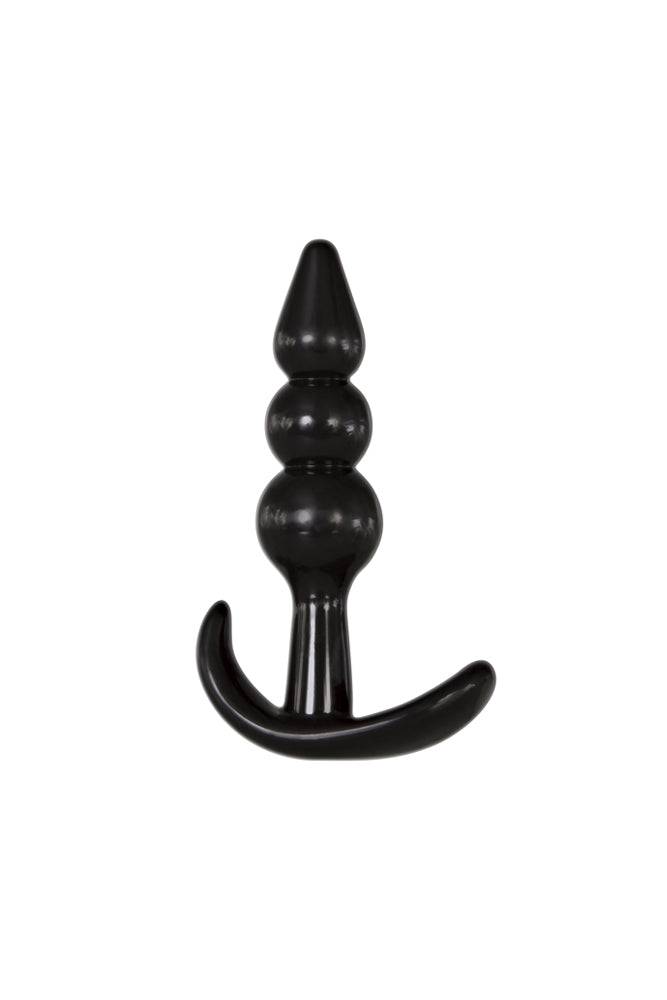 Adam & Eve - 4-Piece Anal Plug Kit - Black - Stag Shop