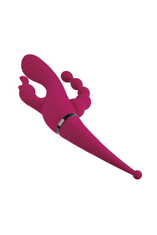 Evolved - Gender X - Four by Four Vibrator - Burgundy - Stag Shop