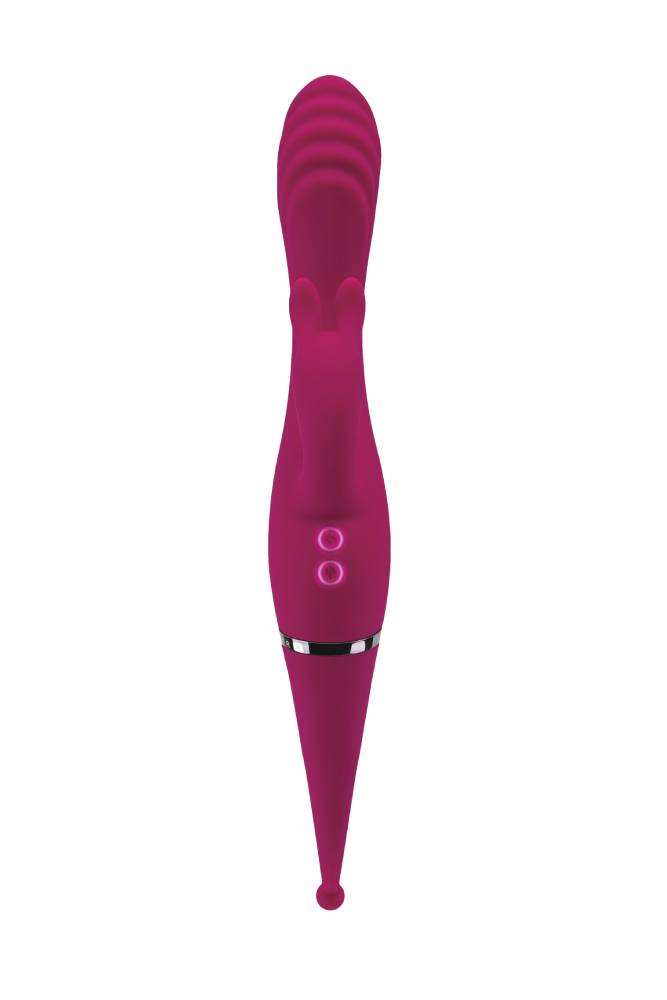 Evolved - Gender X - Four by Four Vibrator - Burgundy - Stag Shop