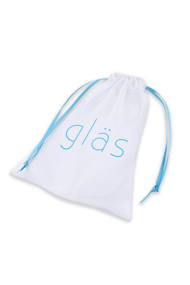 Gläs - 5-inch Curved Beaded Dildo - Clear - Stag Shop