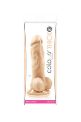 NS Novelties - Colours - 5 Inch Pleasures Thick Dildo - Assorted Colours - Stag Shop
