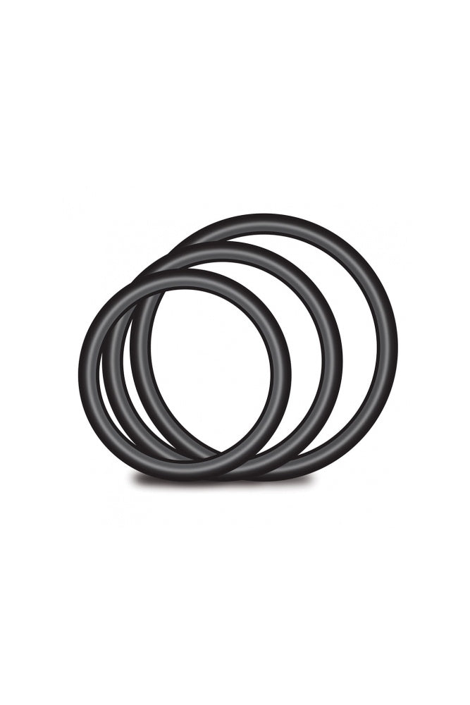 Electric Eel - Lux Fetish - 3 PC Beginners Strap-On & Pegging Set - Black - Stag Shop