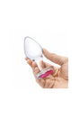 Gläs - 3 PC Heart Jewel Anal Training Kit - Clear/Pink - Stag Shop