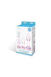 Gläs - 3 PC Rosebud Anal Training Kit - Pink - Stag Shop