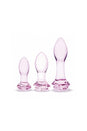 Gläs - 3 PC Rosebud Anal Training Kit - Pink - Stag Shop