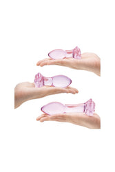Gläs - 3 PC Rosebud Anal Training Kit - Pink - Stag Shop