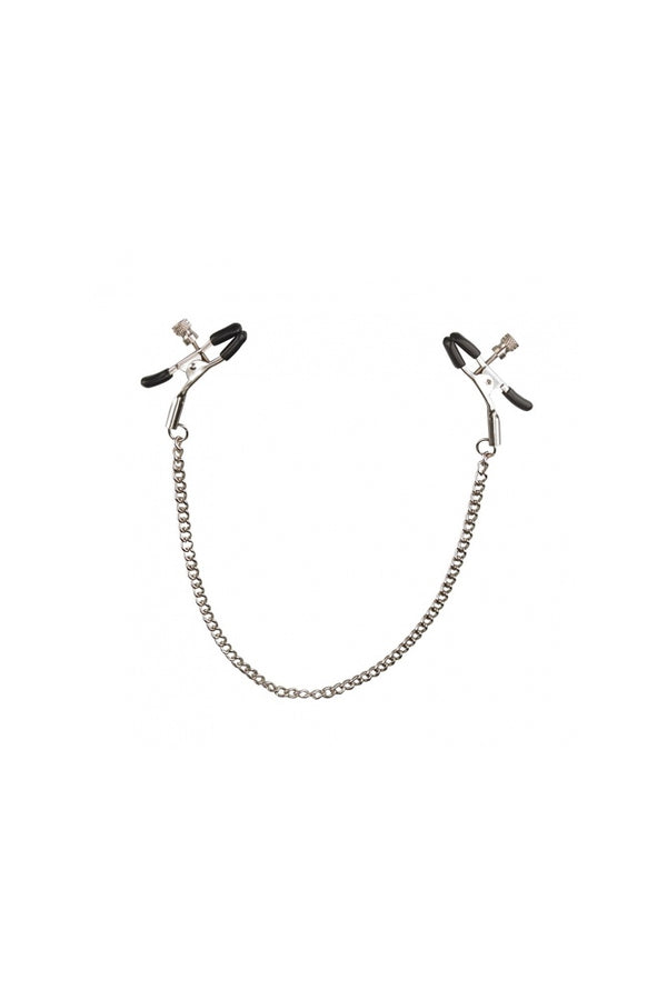Electric Eel - Lux Fetish - Adjustable Clips - Silver/Black - Stag Shop