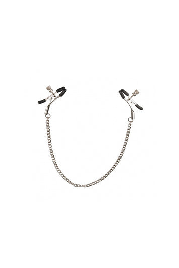 Electric Eel - Lux Fetish - Adjustable Clips - Silver/Black - Stag Shop