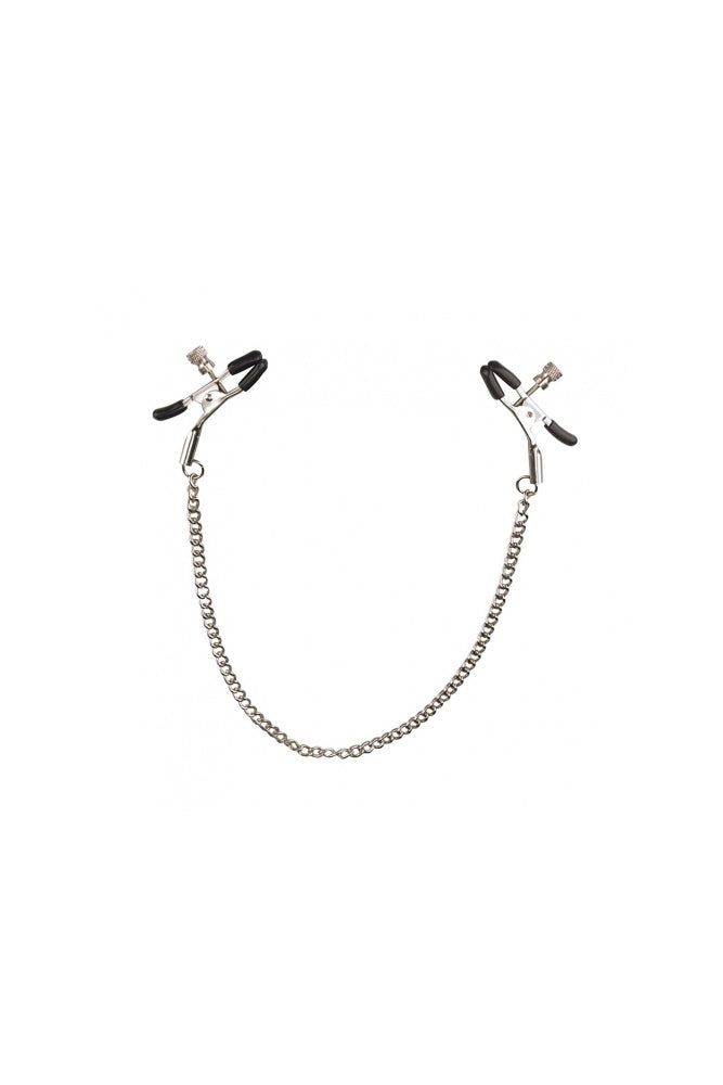 Electric Eel - Lux Fetish - Adjustable Clips - Silver/Black - Stag Shop