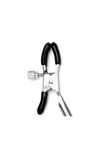 Electric Eel - Lux Fetish - Adjustable Clips - Silver/Black - Stag Shop