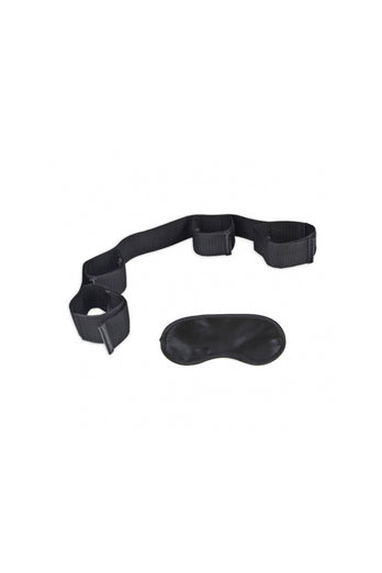Electric Eel - Lux Fetish - Bondage Buddy Wrist & Ankle Restraint - Black - Stag Shop