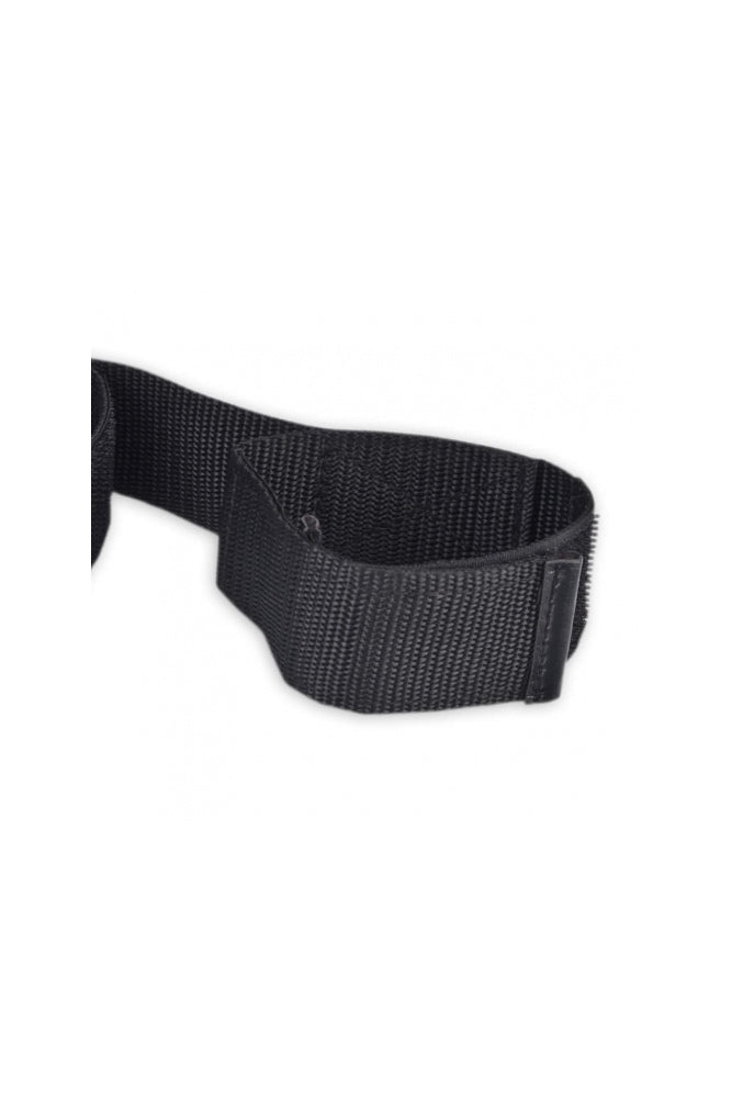 Electric Eel - Lux Fetish - Bondage Buddy Wrist & Ankle Restraint - Black - Stag Shop