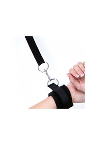 Thumbnail for Electric Eel - Lux Fetish - Closet Cuffs Restraint System - Black - Stag Shop