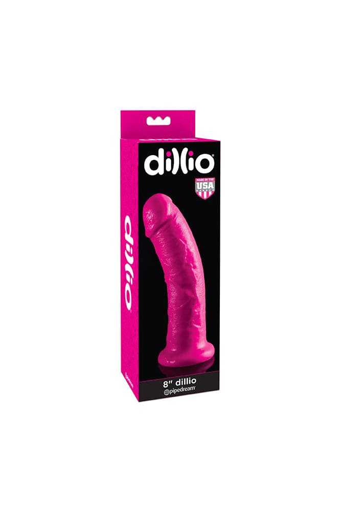 Pipedream - Dillio - Realistic Dildo - 8 inch - Pink - Stag Shop