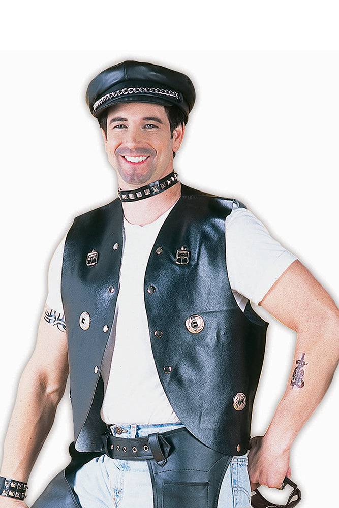 Forum Novelties - Biker Hat - Black - Stag Shop