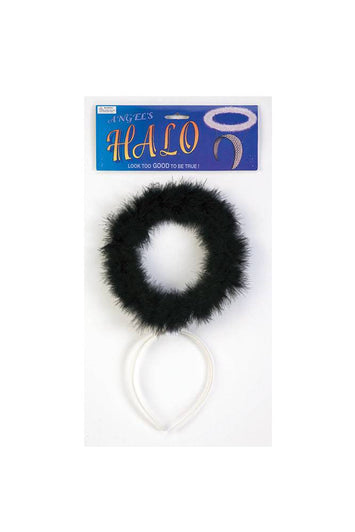 Forum Novelties - Marabou Halo - Black - Stag Shop