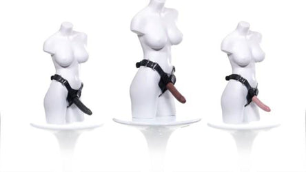 Pipedream - King Cock - Strap-On Harness with Realistic Dildo - 8 inch - Beige - Stag Shop