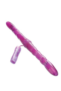 Thumbnail for Adam & Eve - Connect 2 Vibrating Double-Ended Dildo - Purple - Stag Shop