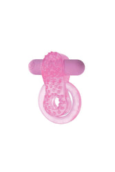 Adam & Eve - Rechargeable Couples Enhancer Cock Ring - Pink - Stag Shop