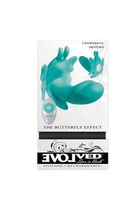 Thumbnail for Evolved - The Butterfly Effect Vibrator - Teal - Stag Shop