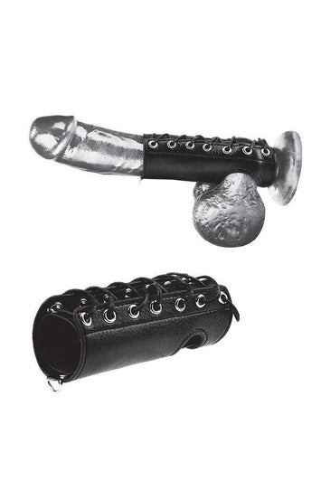 Electric Eel - Blue Line - 5 inch Cock Sheath - Black - Stag Shop