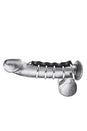 Electric Eel - Blue Line - 5 Ring Metal Gates Of Hell Cock Cage With Lead - Stag Shop