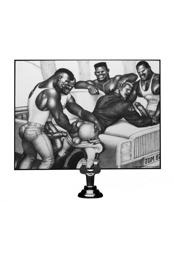 XR Brands - Tom of Finland - 5 Speed Silicone P-Spot Vibe - 9.5 Inch - Stag Shop