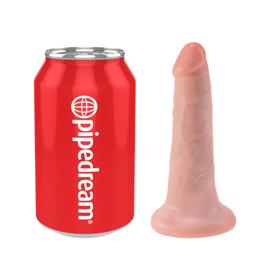 Pipedream - King Cock - Ultra Realistic Dildo - 5 inch - Light - Stag Shop