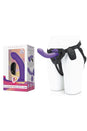 Electric Eel - Pegasus - 6 Inch Curved Vibrating Realistic Peg With Harness - Purple - Stag Shop