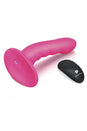 Electric Eel - Pegasus - 6 Inch Curved Vibrating Ripple Peg With Harness - Pink - Stag Shop