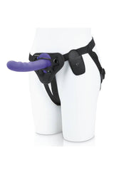 Electric Eel - Pegasus - 6 Inch Curved Vibrating Waved Peg With Harness - Purple - Stag Shop