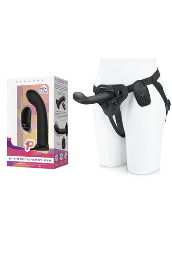 Electric Eel - Pegasus - 6 Inch Vibrating P-Spot / G-Spot Peg With Harness - Stag Shop