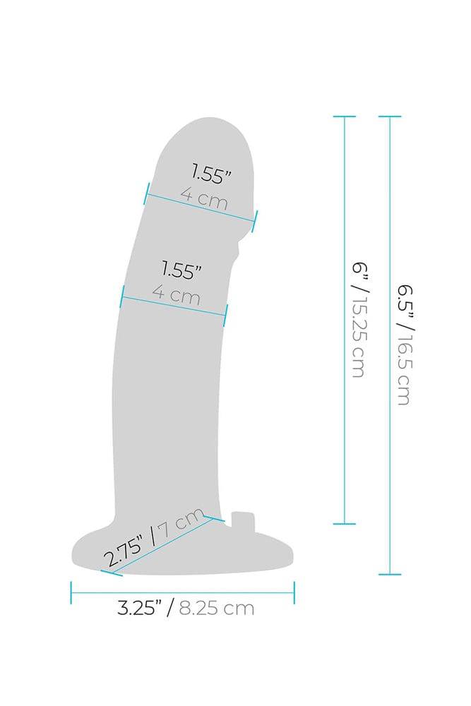 Electric Eel - Pegasus - 6.5 Inch Vibrating Realistic Dildo With Harness - Stag Shop