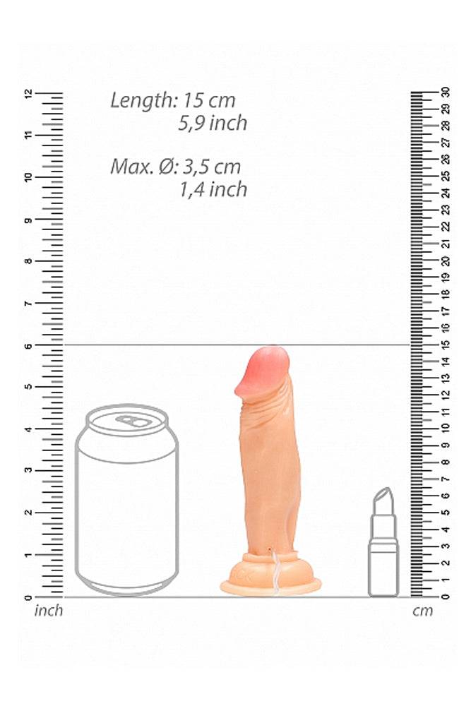 Shots Toys - Real Rock - 6 Inch Vibrating Cock & Remote - Stag Shop