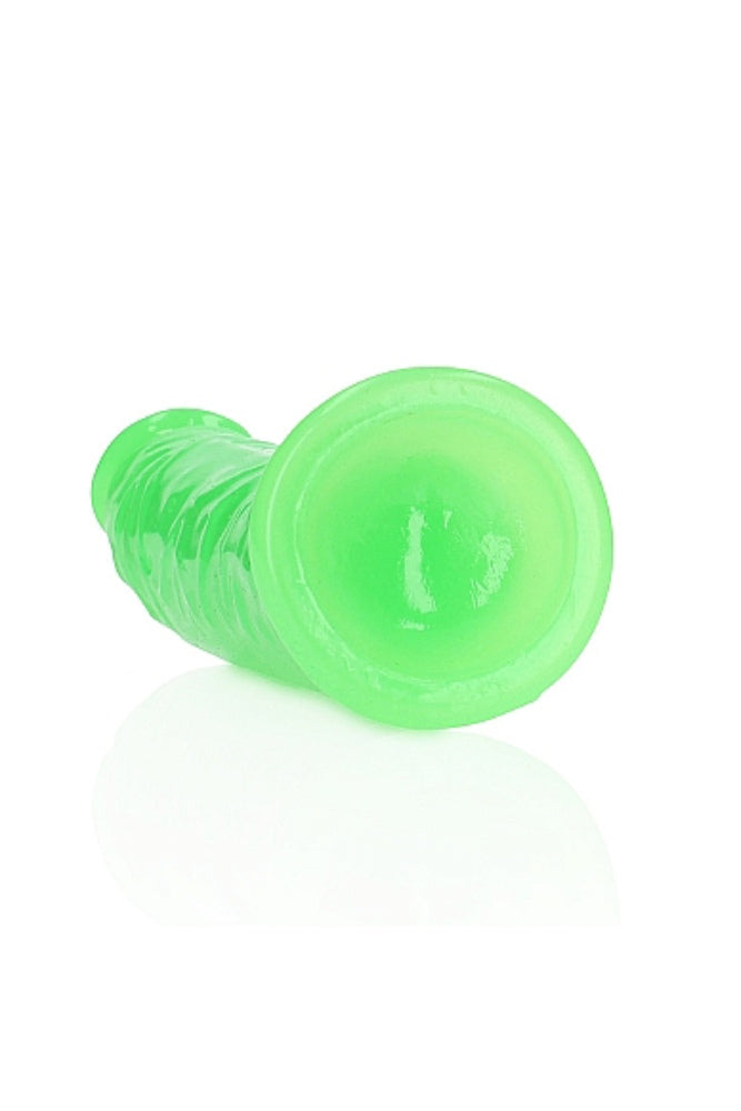 Shots Toys - Real Rock - 6" Glow in the Dark Slim Realistic Dildo with Suction Cup - Stag Shop