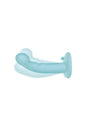 Electric Eel - Pegasus - 6 Inch Curved Vibrating Ripple Peg With Harness - Turquoise - Stag Shop