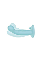 Electric Eel - Pegasus - 6 Inch Curved Vibrating Ripple Peg With Harness - Turquoise - Stag Shop