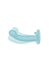 Thumbnail for Electric Eel - Pegasus - 6 Inch Curved Vibrating Ripple Peg With Harness - Turquoise - Stag Shop