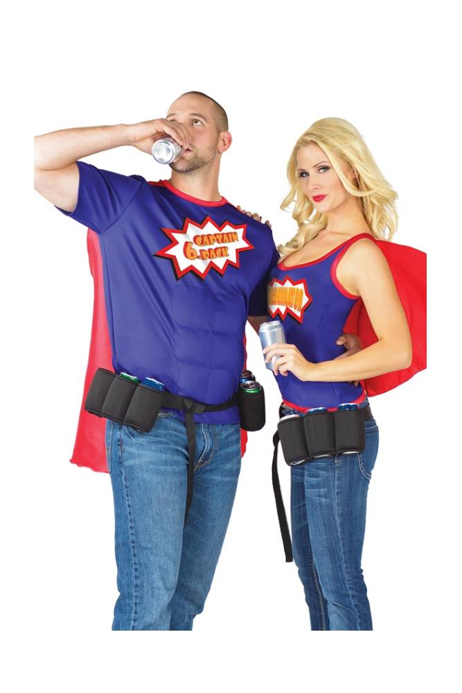 Coquette - M6548 - Captain 6 Pack Costume - Stag Shop