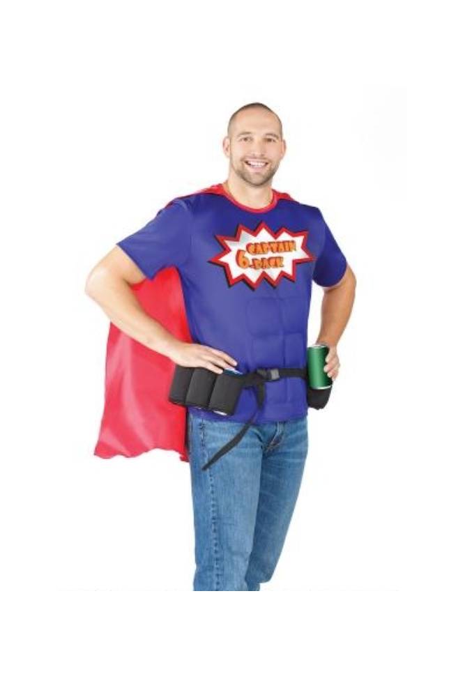 Coquette - M6548 - Captain 6 Pack Costume - Stag Shop