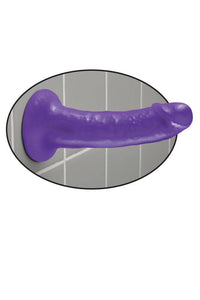 Thumbnail for Pipedream - Dillio - Slim Realistic Dildo - 6 inch - Purple - Stag Shop