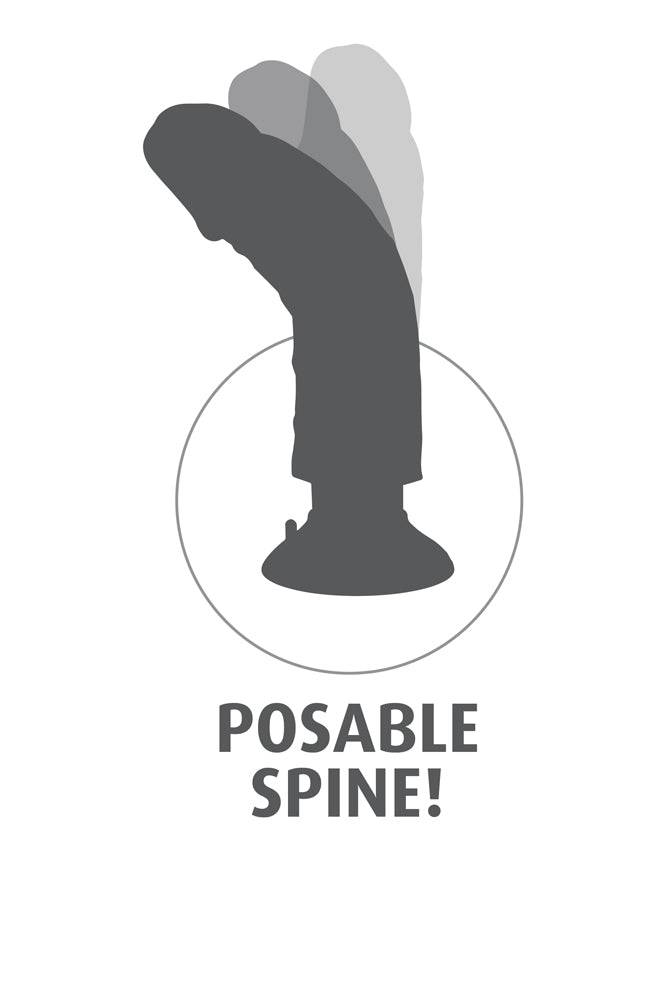 Pipedream - King Cock - Vibrating Realistic Cock - 6 inch - Tan - Stag Shop