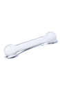 Gläs - 7-inch Curved Glass Dildo - Clear - Stag Shop