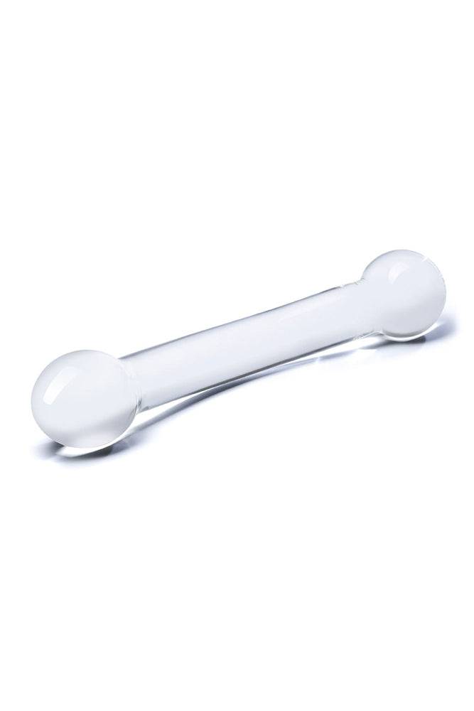 Gläs - 7-inch Curved Glass Dildo - Clear - Stag Shop