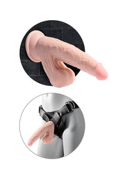 Pipedream - King Cock Plus - 7 inch Triple Density Dildo with Swinging Balls - Stag Shop