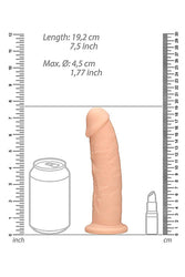 Shots Toys - Real Rock - 7.5 Inch Dual Density Dildo - Stag Shop
