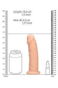 Thumbnail for Shots Toys - Real Rock - 7.5 Inch Dual Density Dildo - Stag Shop