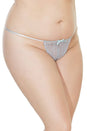 Coquette - 7056X - G-String - Misty Blue/Grey - OSXL - Stag Shop