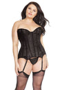 Coquette - 7062 - Corset - Black - Stag Shop