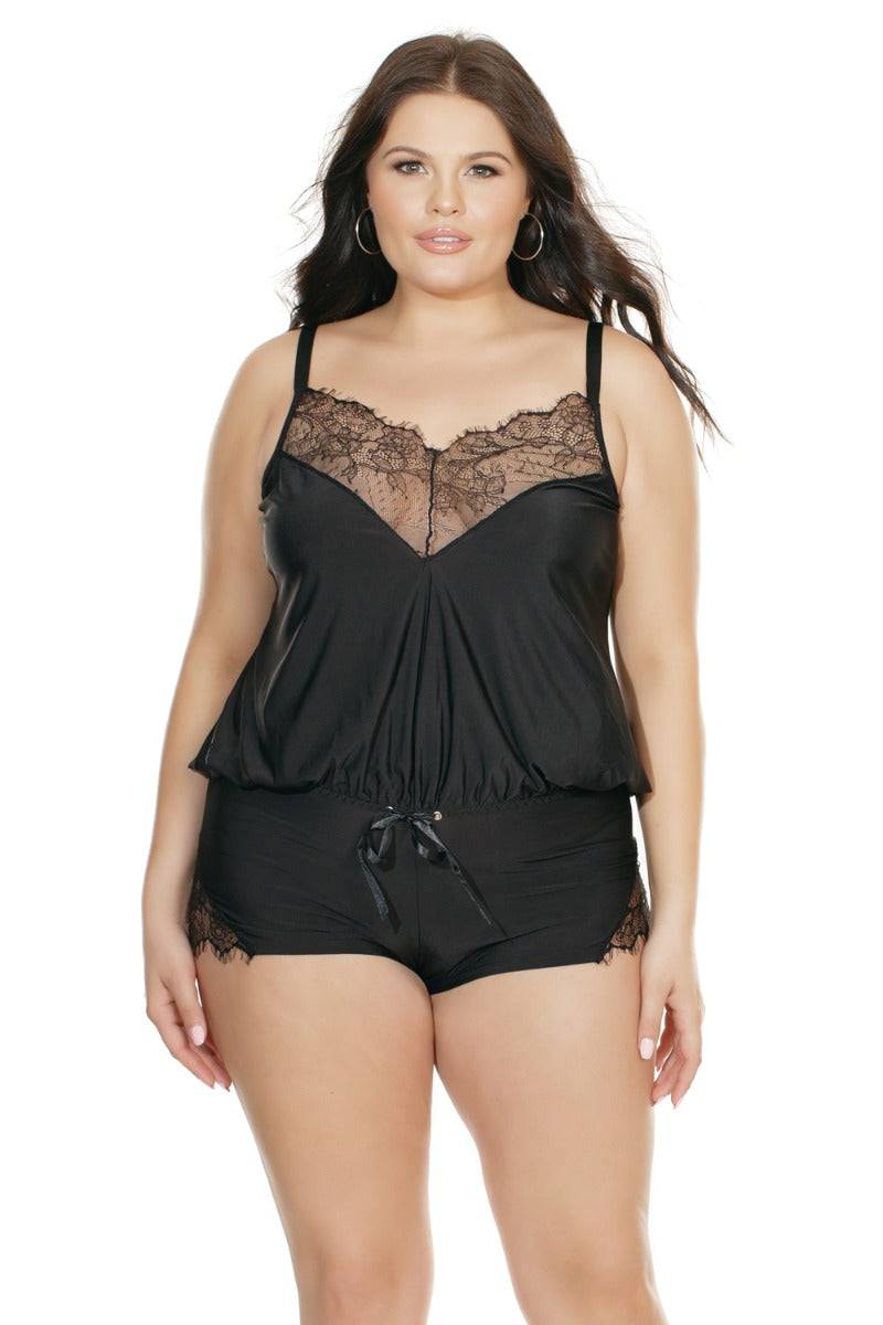 Coquette - 7066X - Romper - Black - OS/XL - Stag Shop